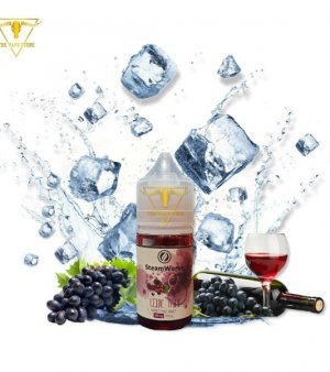 Salt Nic Steamworks 30ML – Grape Wine Ice – Rượu Vang Nho Lạnh