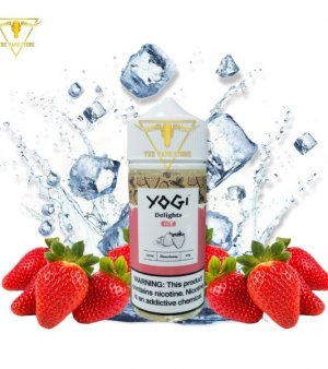 Yogi Delights Strawberry Ice 100ml – Tinh Dầu Vape Mỹ