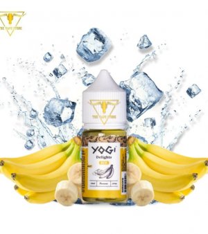 Saltnic Yogi Delights Banana Ice 30ml – Chuối Lạnh – Tinh Dầu Vape Mỹ