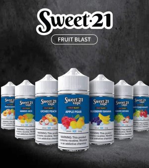 Sweet 21 Vape Fruity Ice Fruit Blast 100ml - Tinh Dầu Vape Mỹ