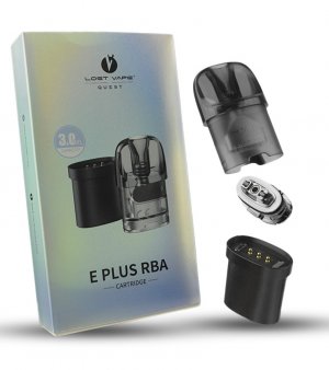 Đầu Pod E Plus RBA Thay Thế Lost Vape Theleme Elite 40W 3ml Chính Hãng