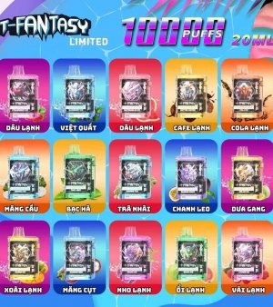 T Fantasy Pod 10000 Hơi – Pod Dùng 1 Lần