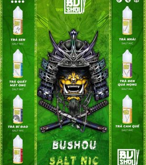 Saltnic Bushou 30ml – Line Hương Vị Trà Tổng Hợp