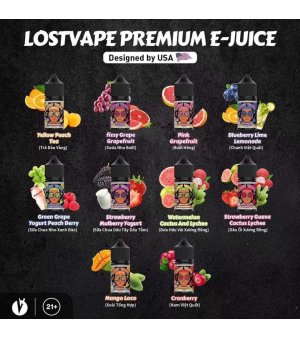 Tinh Dầu Lostvape Premium Saltnic 30ml 50mg Chính Hãng