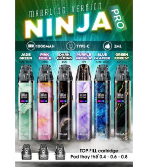 CHIÊM NGƯỠNG NINJA PRO POD KIT VỚI TONE GALAXY ĐẸP MẮT