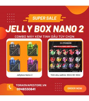 Rincoe Jellybox Nano 2 - Combo Máy Kèm Tinh Dầu Tùy Chọn