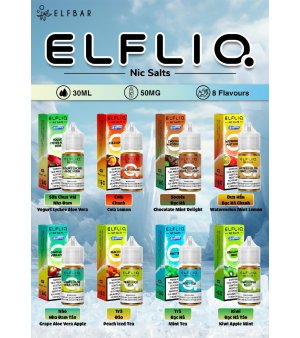 ELFBAR ELFLIQ Salt Nic 30ml Tinh Dầu Vape Chính Hãng