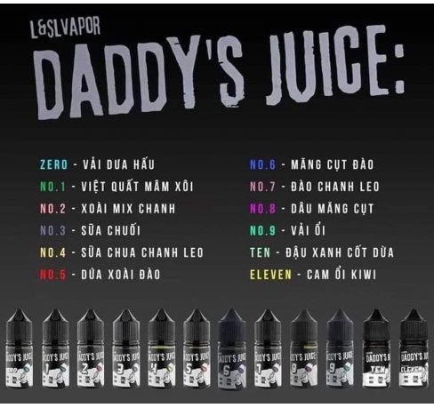 Tinh Dầu Daddy Juice 30/50MG
