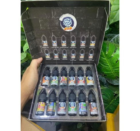 Smokio 49 DNB Salt Combo Set Gift Box 12 Chai 10ml - Tinh Dầu Saltnic Chính Hãng
