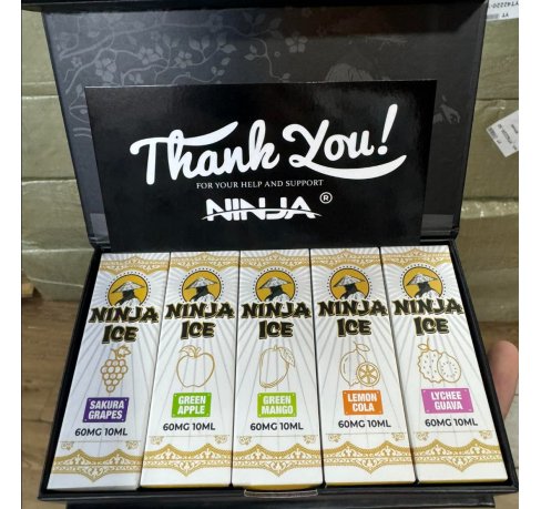 Ninja Ice Saltnic Set Gift Box 5 chai 10ml 60MG