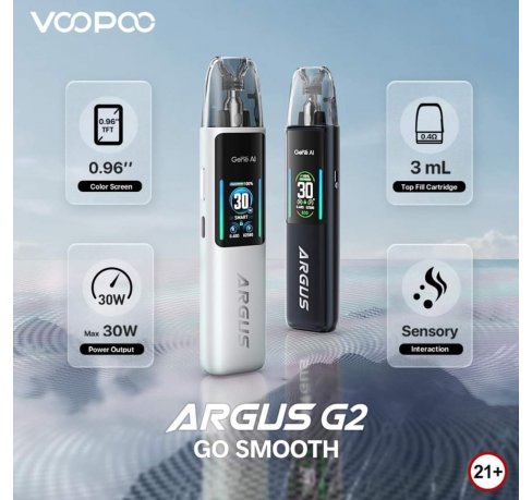 Argus G2 By Voopoo 30W Pod Kit - Torai9 Vape Store