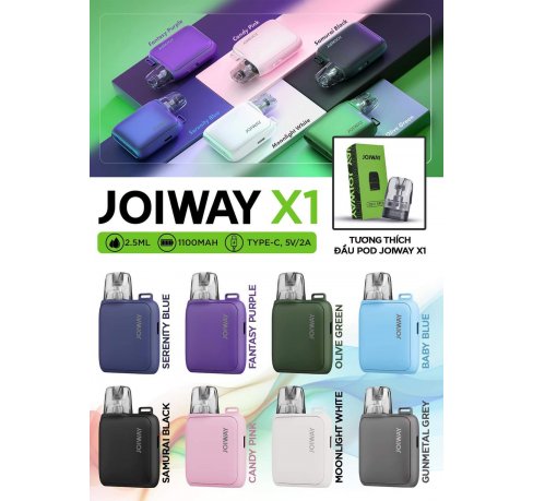 Joiway X1 Pod Kit Chính Hãng - Torai9 Vape Store