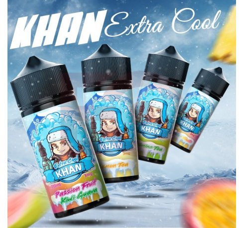 Khan Extra Cool Freebase 100ml Tinh Dầu Vape Mỹ Chính Hãng