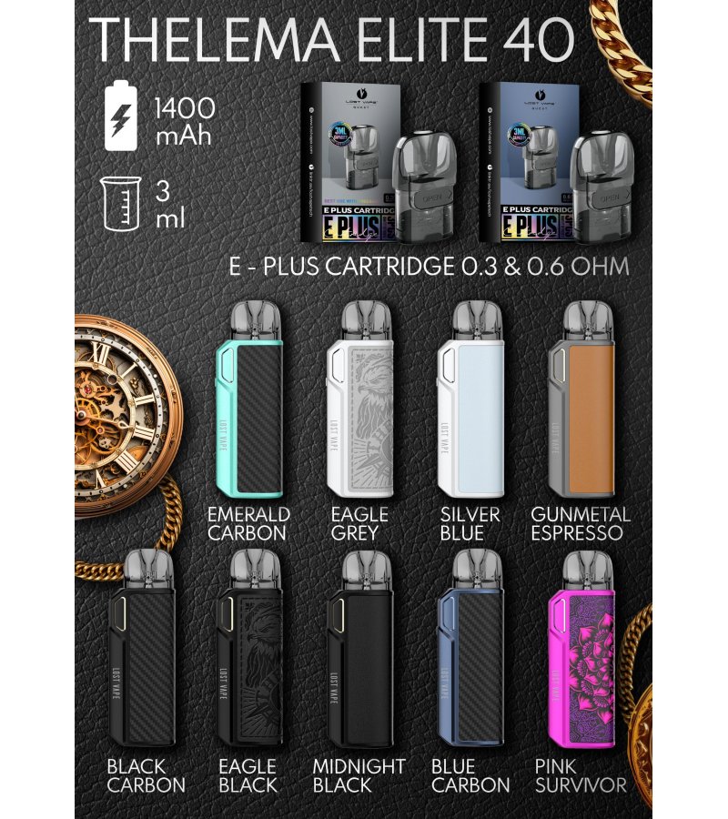 Lost Vape Thelema Elite 40W Pod Kit Chính Hãng Giá Rẻ