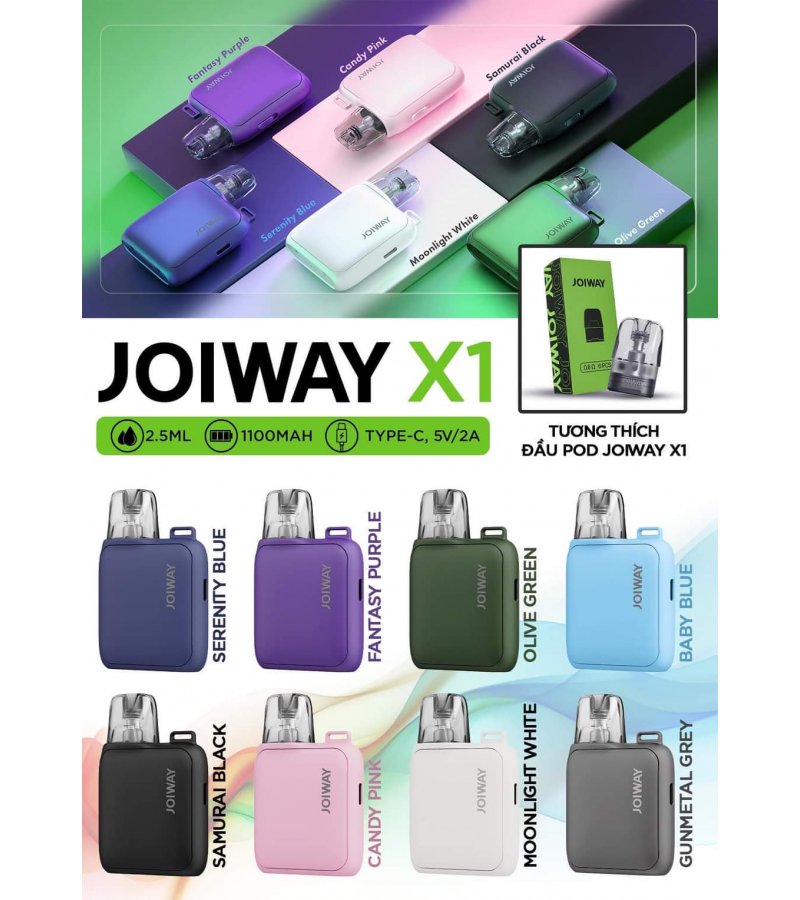 Joiway X1 Pod Kit Chính Hãng - Torai9 Vape Store