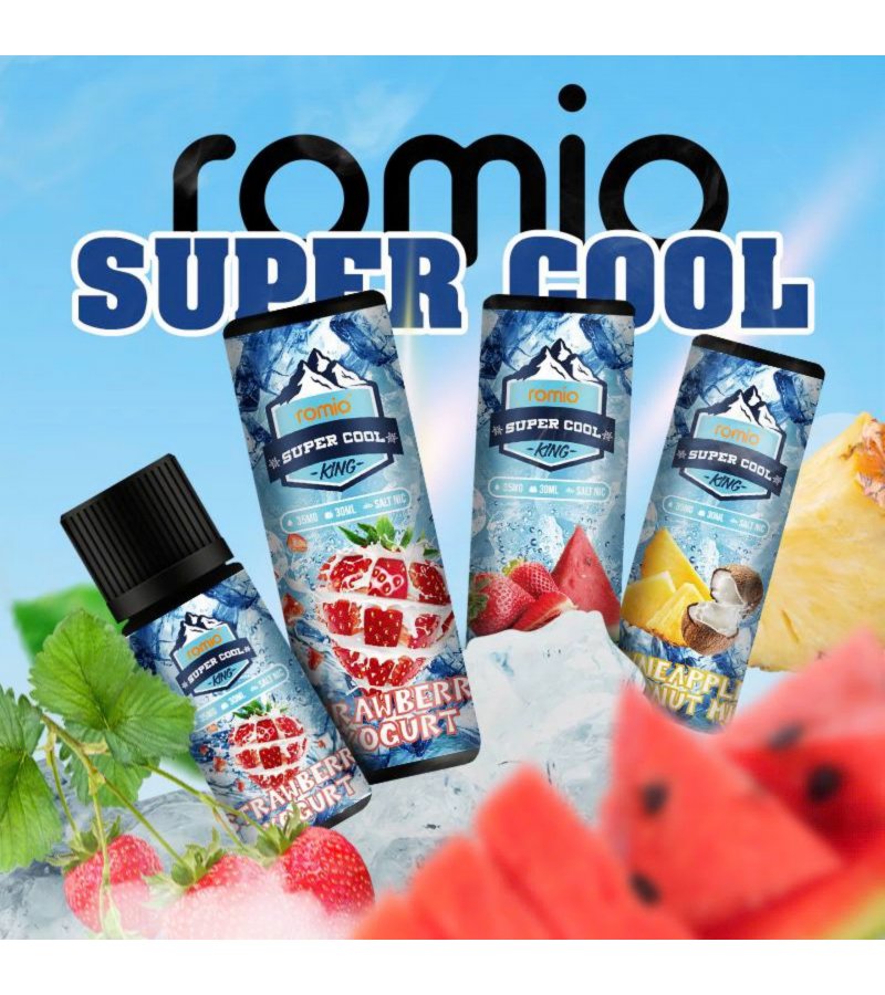 Romio Super Cool Saltnic 35-55MG - Tinh Dầu Vape Chính Hãng