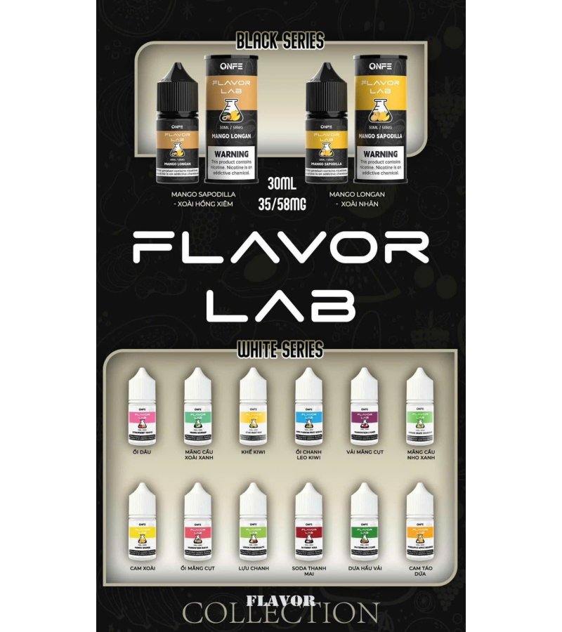 Tinh dầu ONFE Flavor Lab Juice 38 58MG - Tinh Dầu Mỹ Chính Hãng Giá Rẻ