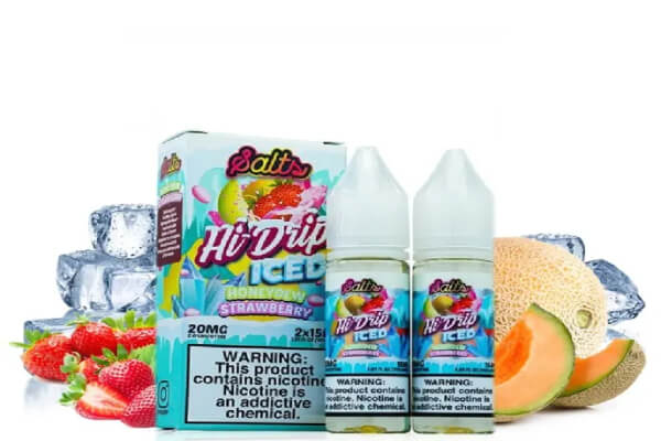 Hi Drip ICED Salt Honeydew Strawberry 30ml