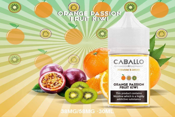 Caballo Juice  vị Cam Chanh Dây Kiwi