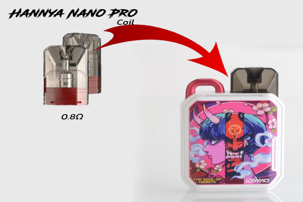 Đầu Pod Hanya Nano Pro mang đến những trải nghiệm vaping mượt mà