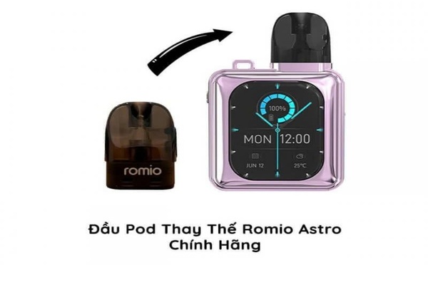 Đầu pod thay thế Romio Astro