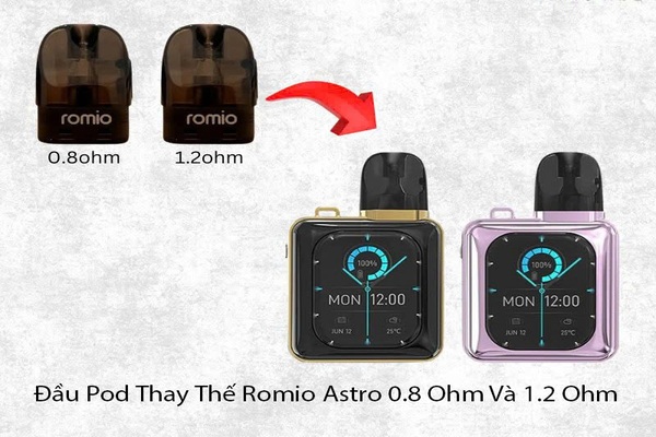 Đầu pod thay thế Romio Astro