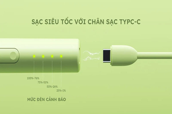 Đèn LED báo hiệu tình trạng pin