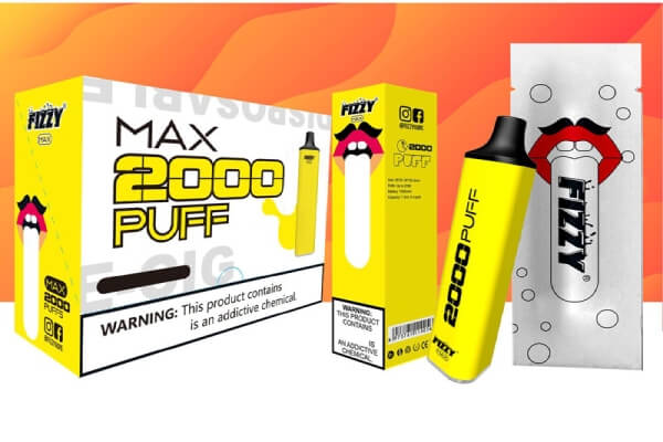 Fizzy Max Pod 2000 hơi sở hữu nhiều công năng ấn tượng.