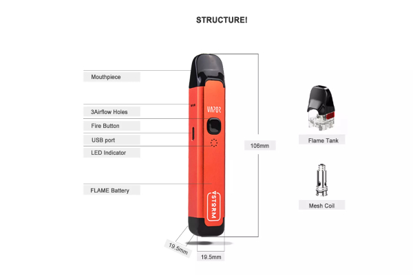 Flame Pod Kit 25W by Vapor Storm