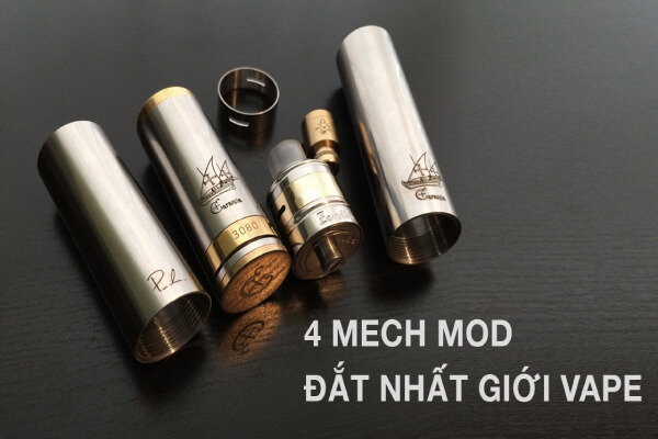 Giá thành Mech Mod Vape khá cao