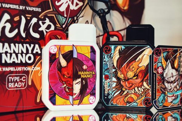 Hannya Nano Pod Kit có dung lượng pin lớn.