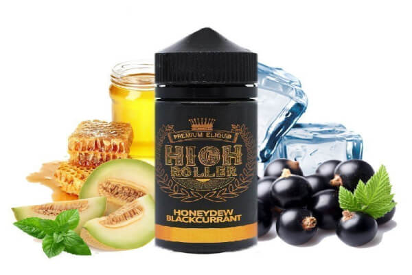 High Roller Honeydew Blackcurrant 100ml.