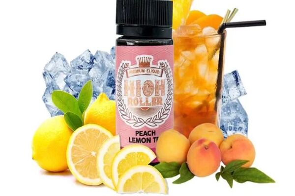 High Roller Peach Lemon Tea 100ml