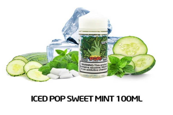 Iced Pop vapors sweet mint. 