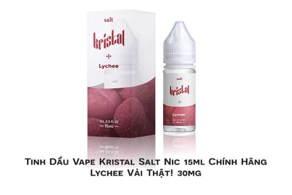 Kristal Salt 15ml – Lychee.