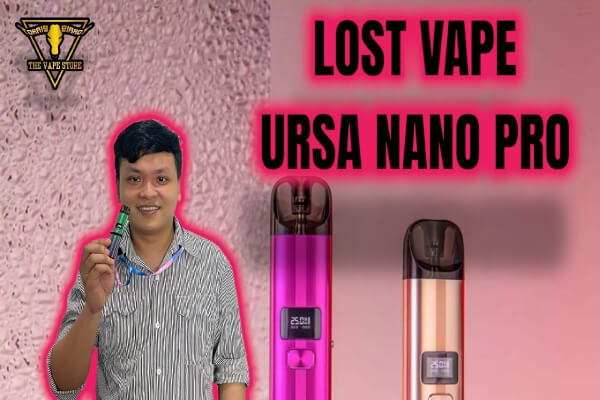 Lost Vape Ursa Nano Pro 25W có thiết kế ấn tượng