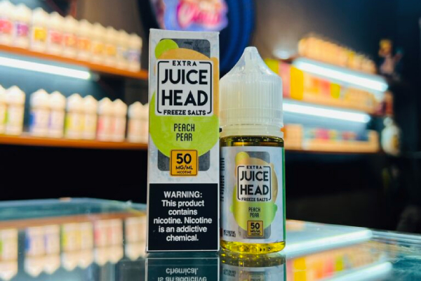 Lưu ý khi sử dụng Juice Head đào lê