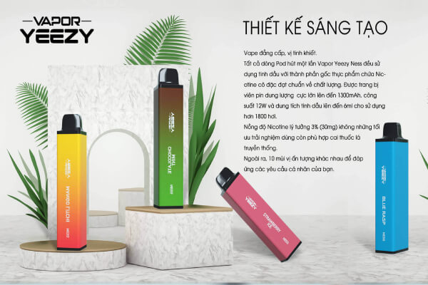 Mẫu Vape Vapor Yeezy Ness.