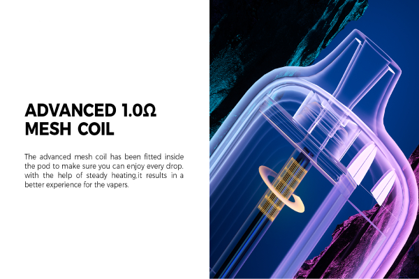 Mesh coil mang đến trải nghiệm vaping mượt mà