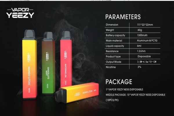 Pod hút 1 lần Vapor Yeezy Ness