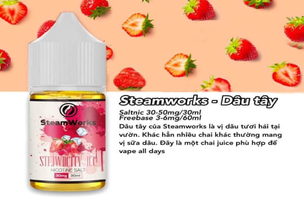 Steamworks strawberry ice