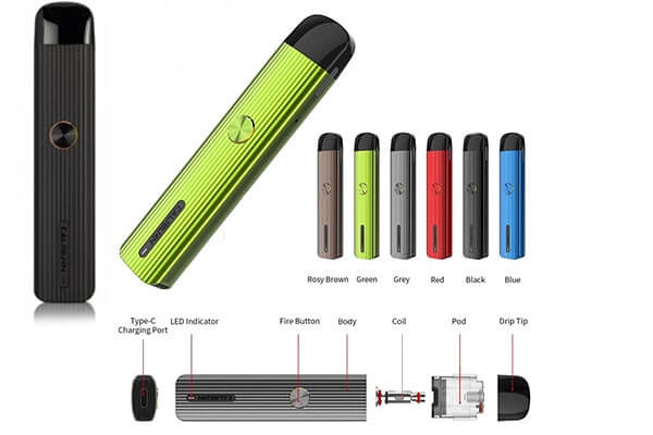 Thiết kế của Uwell Caliburn G 15W Pod System Kit