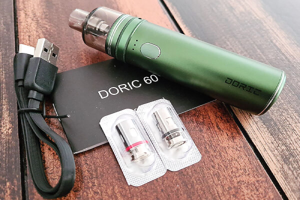 Thiết kế của Voopoo Doric 60W Pod Kit