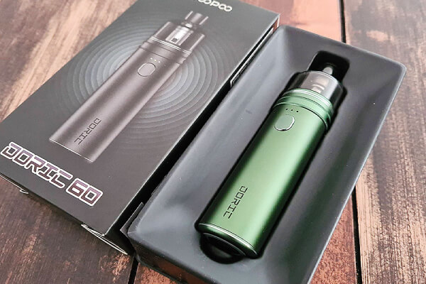 Thiết kế của Voopoo Doric 60W Pod Kit