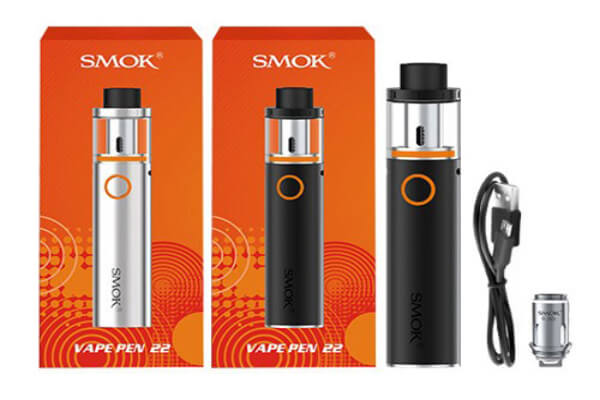 Thiết kế đơn giản của Smok Vape Pen 22 Starter Kit