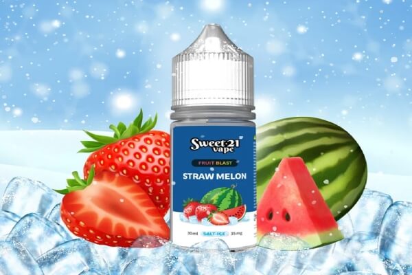 Tinh dầu 30ni Straw Melon Fruity ice Sweet 21