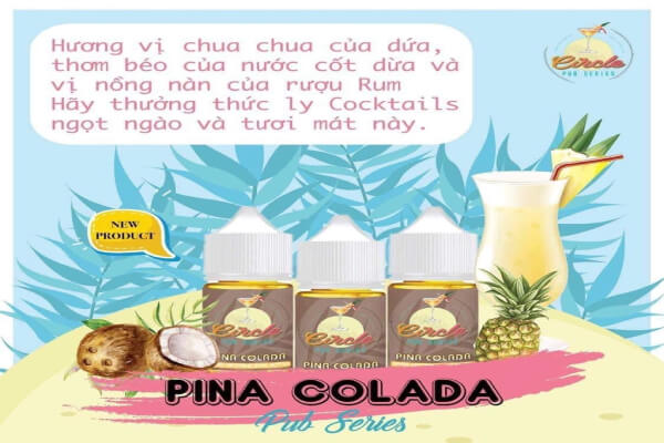 Tinh dầu circle dứa dừa rượu rum