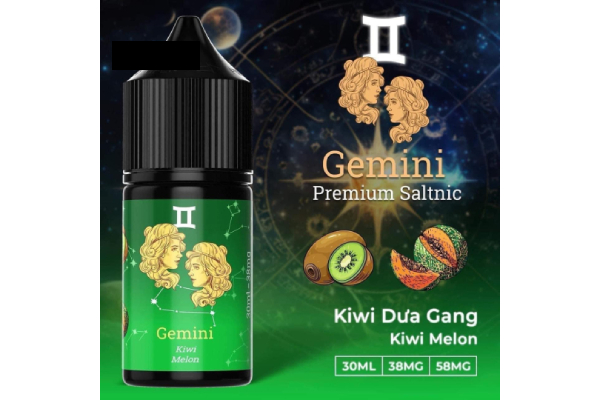Tinh dầu Gemini Premium Saltnic Kiwi dưa lưới lạnh