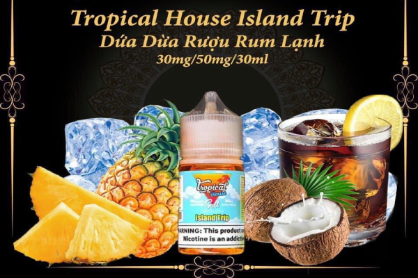Tinh dầu tropical house dứa dừa rượu rum