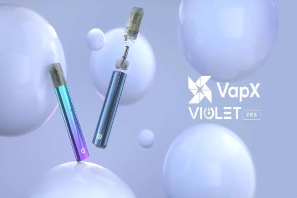 Vẻ bề ngoài của VapX Violet YK6